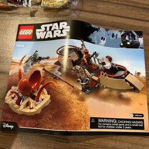 Star Wars #75174 Desert Skiff Escape (box opened, bags still sealed)
